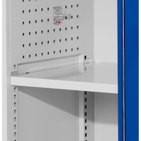 HK Legbord, verzinkt, rechterkant, breedte 500 mm draagvermogen 80 kg