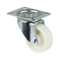 BS ROLLEN Swivel castor, 80 mm diameter, plastic, load capacity 125 kg