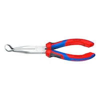 KNIPEX Mechanic's pliers, bent, with 2-component grip covers