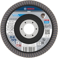 BOSCH PRO X571 flap disc, angled