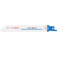 BOSCH reciprocating saw blade Thin Metal S922AF 0,9 x 19 x 150 mm, 25-piece 2608659243