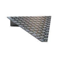 BAUER SÜDLOHN Rampe daccès LxlxH 500x500x78 mm zinguée galvanisée