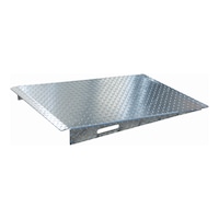 BAUER SÜDLOHN Rampe daccès LxlxH 1 140 x 800 x 114 mm