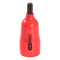 KS TOOLS 1/4 inch bit socket with protective insulation for hexagon socket screws