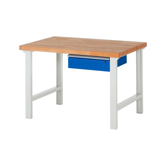 RAU Workbench 1250x900x840mm 1xDrawer Part Pull-out Series 7001A1 - Workbench series 7000