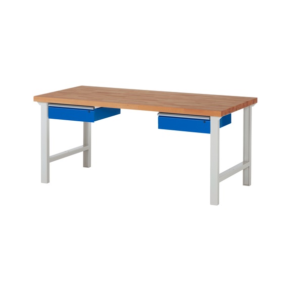 RAU Workbench 2000x900x840mm 2xDrawer Part Pull-out Series 7002A1 - Workbench series 7000