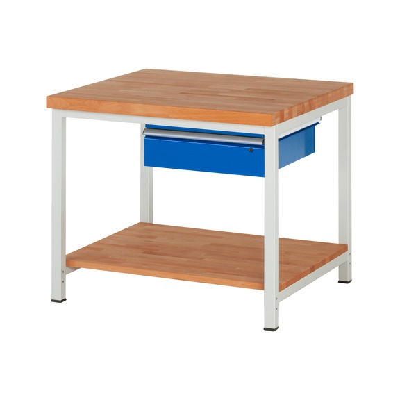 RAU Workbench 1000x900x840mm 1xDrawer Part Pull-out Series 8001A7 - Workbench series 8000