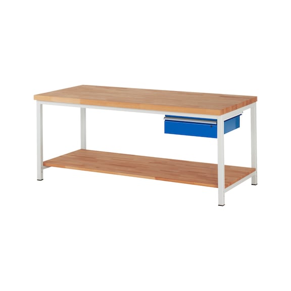 RAU Workbench 2000x900x840mm 1xDrawer Part Pull-out Series 8001A7 - Workbench series 8000