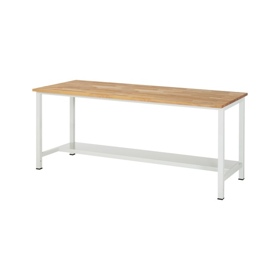 RAU workbench 900-3 2000x800x825 mm solid beech worktop 25 mm - Workbench