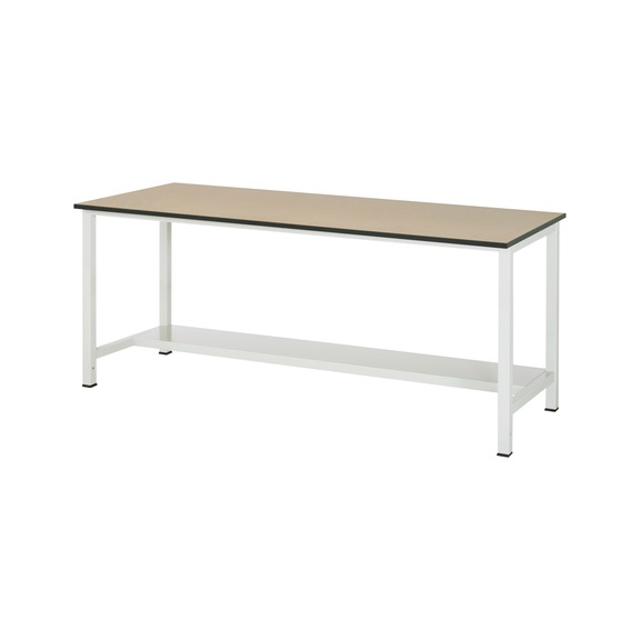 RAU workbench 900-3 2000x800x825 mm Medium-density fiber worktop 22 mm - Workbench