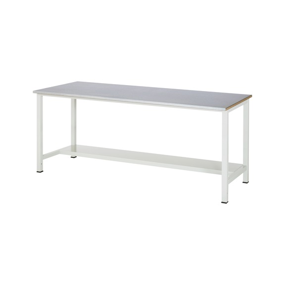 RAU workbench 900-3 2000x800x825 mm sheet steel worktop 25 mm - Workbench