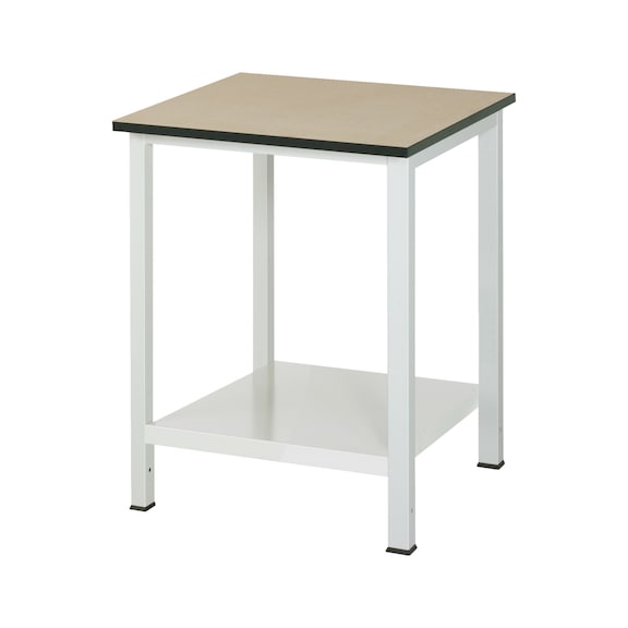 RAU workbench 900-6 750x800x825 mm Medium-density fiber worktop 22 mm - Workbench