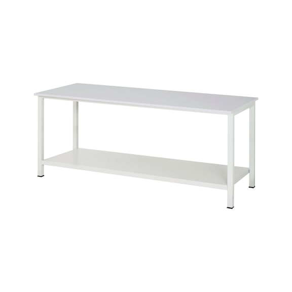 RAU workbench 900-6 2000x800x825 mm worktop melamine resin coating 28 mm - Workbench