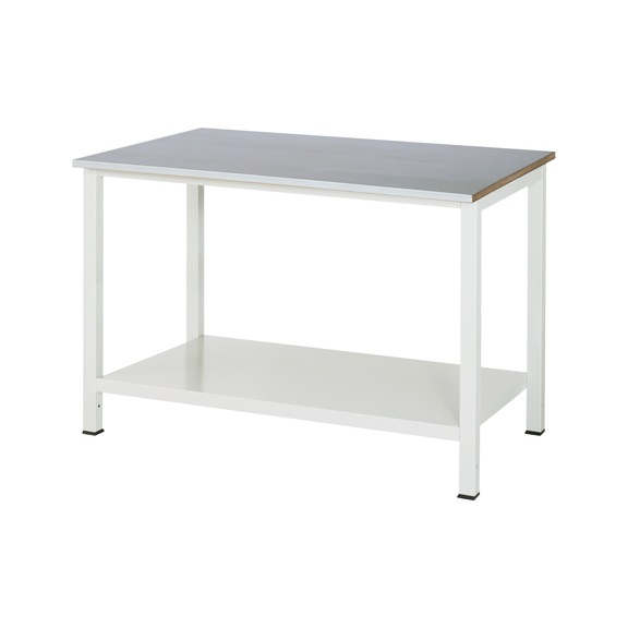 RAU workbench 900-6 1250x800x825 mm sheet steel worktop 25 mm - Workbench