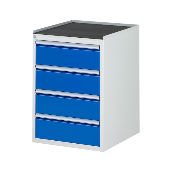 RAU Drawer cabinet L5.1 580x650x825 mm Metal support 4xpartial drawer extension - Drawer cabinet (storage equipment, workshop)