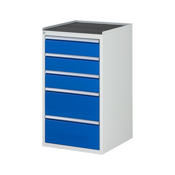 RAU drawer cabinet L7.4 580x650x1035 mm metal top 5xpartial extension drawers - Drawer cabinet (storage equipment, workshop)