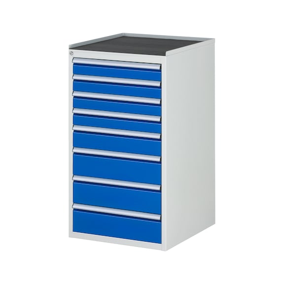 RAU Drawer cabinet L7.8 580x650x1035 mm Metal top 8xpartial drawer runners - Drawer cabinet (storage equipment, workshop)