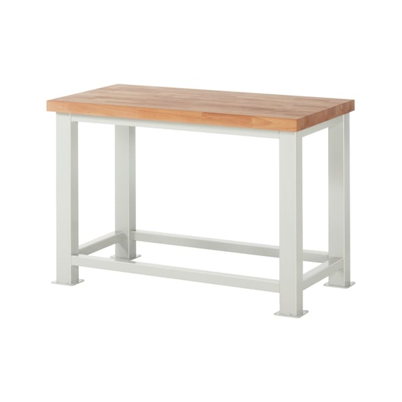 RAU heavy-duty workbench 2,500 kg load capacity 1250x700x900 mm beech panel 50 mm - Workbench (system workstation, workshop, other)