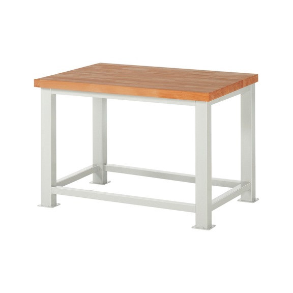 RAU heavy-duty workbench 2,500 kg load capacity 1250x900x900 mm beech top 50 mm - Workbench (system workstation, workshop, other)