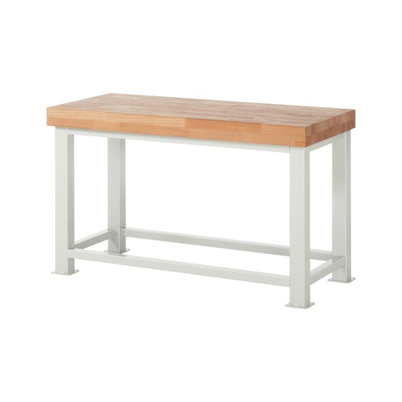 RAU heavy-duty workbench 4,500 kg load capacity 1500x700x900 mm beech top 100 mm - Workbench (system workstation, workshop, other)