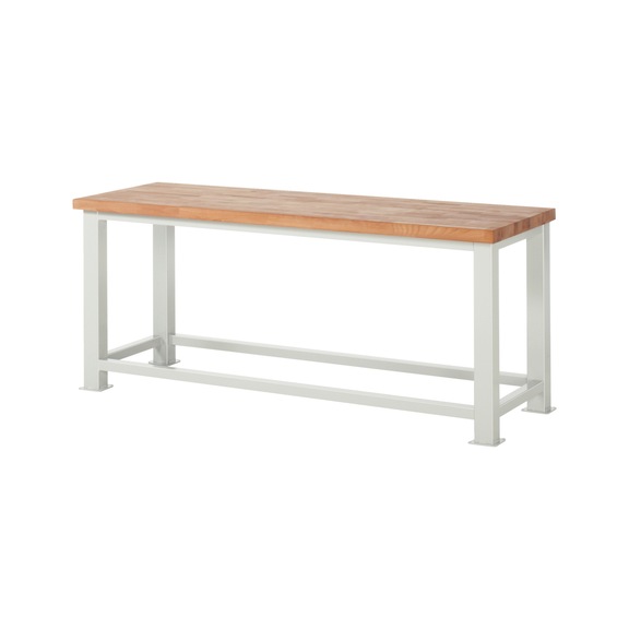 RAU Schwerlastwerkbank 2.500 kg Traglast 2000x700x900 mm Buchen-Platte 50 mm - Werkbank (System-Arbeitsplatz, Werkstatt, Sonstiges)