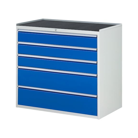 RAU drawer cabinet XXL7.4 1145x650x1035 Metal top 5xpartial extension drawers - Drawer cabinet (storage equipment, workshop)