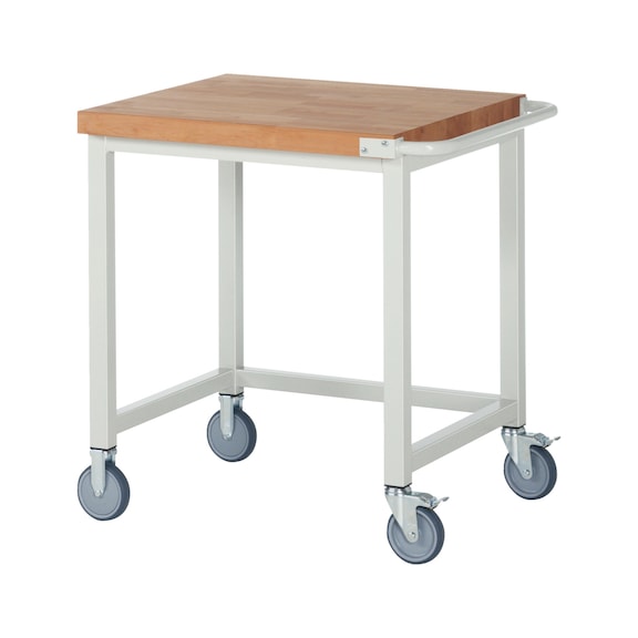 RAU Mobile workbench 8000 750x700x880 mm Beech worktop 40 mm - Workbench (system workstation, workshop, other)