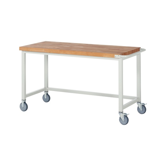 RAU Mobile workbench 8000 1500x700x880 mm Beech worktop 40 mm - Workbench (system workstation, workshop, other)