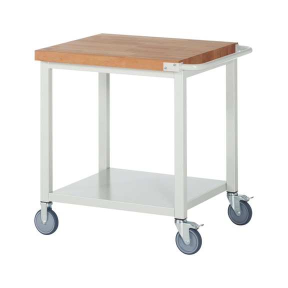 RAU Mobile workbench 8000 750x700x880 mm Metal shelf Beech worktop 40 mm - Workbench (system workstation, workshop, other)