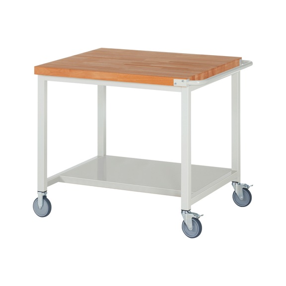 RAU Mobile workbench 8000 1000x900x880 mm Metal shelf Beech top 40 mm - Workbench (system workstation, workshop, other)