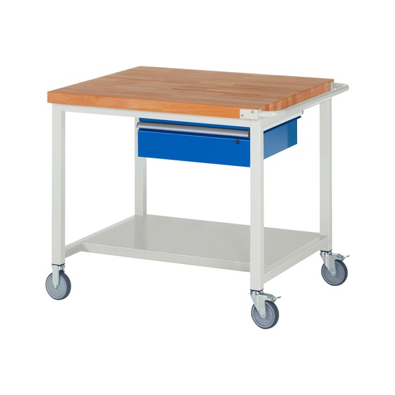 RAU Mobile workbench 8000 1000x900x880 mm Shelf 1 drawer with partial extension - Workbench (system workstation, workshop, other)