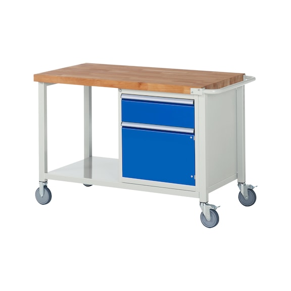 RAU Mobile workbench 8152 1250x700x880 mm 1 drawer partial extension 1 door - Workbench (system workstation, workshop, other)
