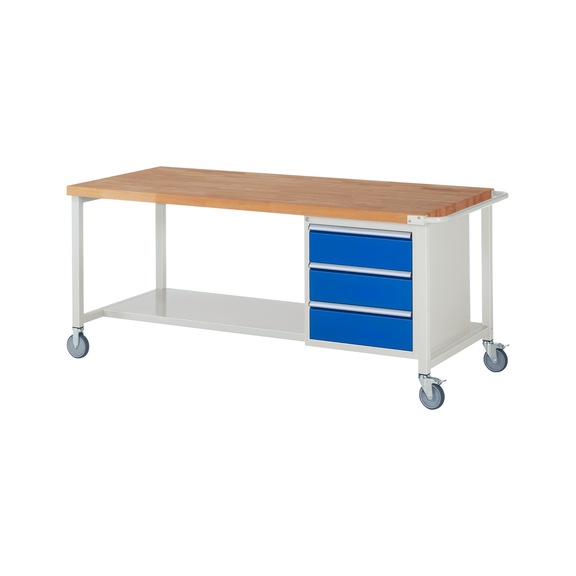 RAU Mobile workbench 8157 2000x900x880 mm 3 drawers partial extension - Workbench (system workstation, workshop, other)