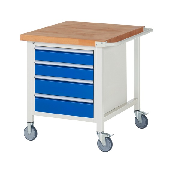 RAU Mobile workbench 8162 750x900x880 mm 4 drawers with partial extension - Workbench (system workstation, workshop, other)