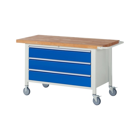 RAU Mobile workbench 8357 1500x700x880 mm 3 drawers partial extension - Workbench (system workstation, workshop, other)