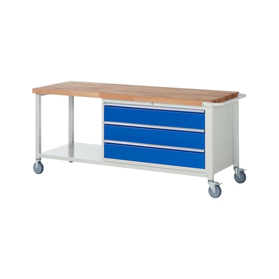 RAU Mobile workbench 8357 2000x700x880 mm 3 drawers partial extension - Workbench (system workstation, workshop, other)