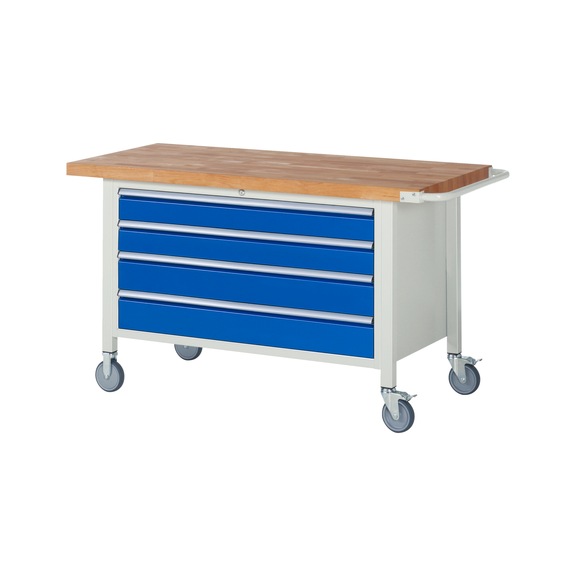 RAU Mobile workbench 8362 1500x700x880 mm 4 drawers partial extension - Workbench (system workstation, workshop, other)