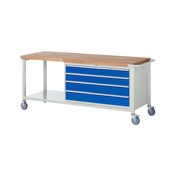 RAU Mobile workbench 8362 2000x700x880 mm 4 drawers partial extension - Workbench (system workstation, workshop, other)