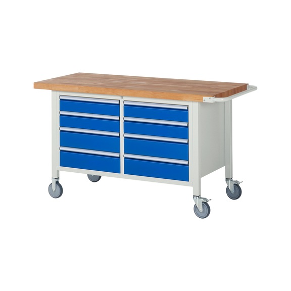 RAU Mobile workbench 8477 1500x700x880 mm 8 drawers with partial extension - Workbench (system workstation, workshop, other)