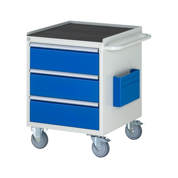 RAU Assembly trolley L3.0 580x650x795 mm 3 drawers Part-extension runner Metal top 25 mm - Assembly trolley (workshop)