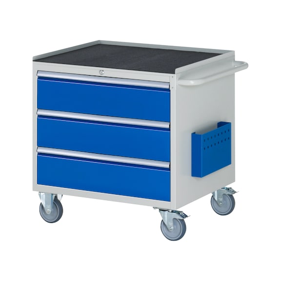 RAU Assembly trolley XL3.0 770x650x795 mm 3 drawers partial extension metal top 25 mm - Assembly trolley (workshop)