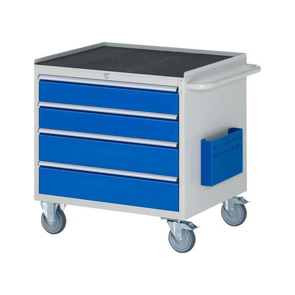 RAU Assembly trolley XL3.6 770x650x795 mm 4 drawers partial extension metal top 25 mm - Assembly trolley (workshop)