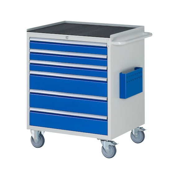 RAU Montagewagen XL5.9 770x650x975 mm 6 Schubladen Teilauszug Metall-Top 25 mm - Montagerollwagen (Werkstatt)