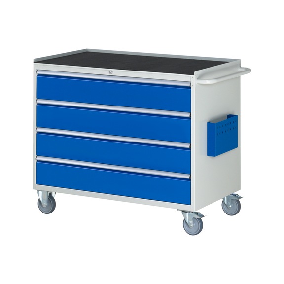 RAU Assembly trolley XXL5.1 1145x650x975 mm 4 drawers partial extension metal top 25 mm - Assembly trolley (workshop)