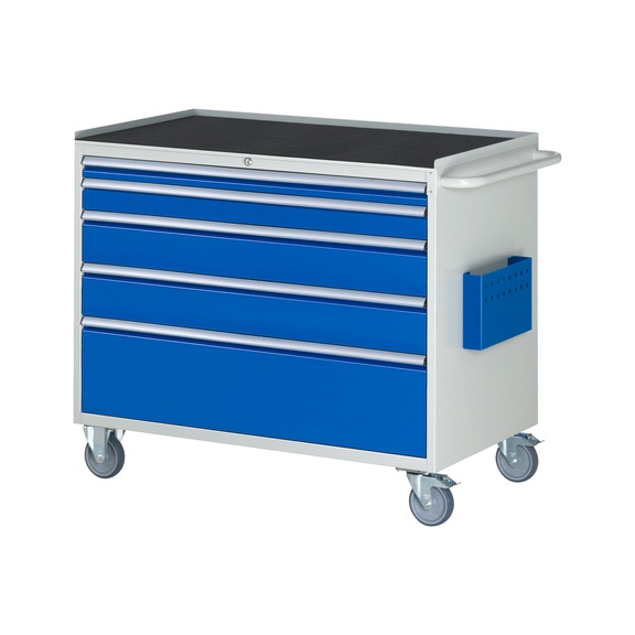 RAU Assembly trolley XXL5.2 1145x650x975 mm 5 drawers partial extension metal top 25 mm - Assembly trolley (workshop)