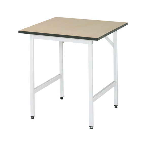 RAU Jerry work table height-adjustable 750x800x800-850 mm MDF worktop - Work table (technical)