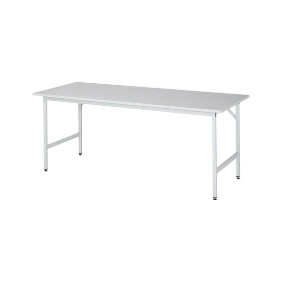 RAU Jerry worktable, height-adjustable 2000x800x800-850 mm EGB melamine top - Work table (technical)