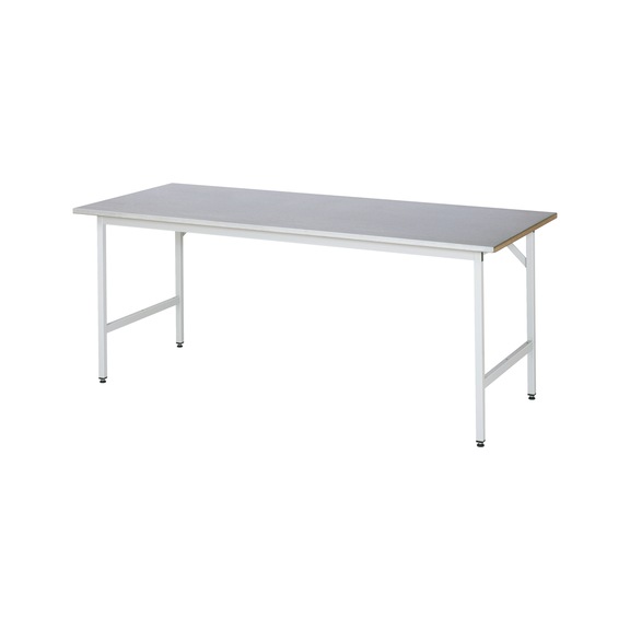 RAU Arbeitstisch Jerry höhenverstellbar 2000x800x800-850 mm Stahlblechbelag - Arbeitstisch (technisch)