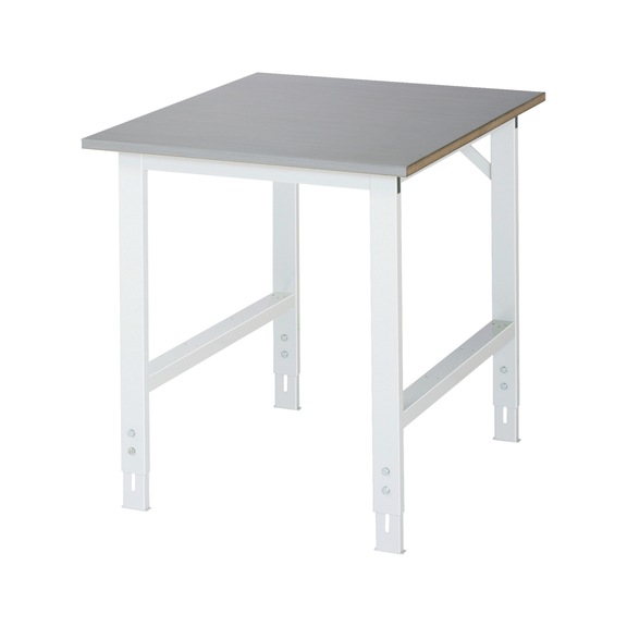 RAU worktable Tom height-adjustable 750x1000x760-1080 mm stainless steel top - Work table (technical)