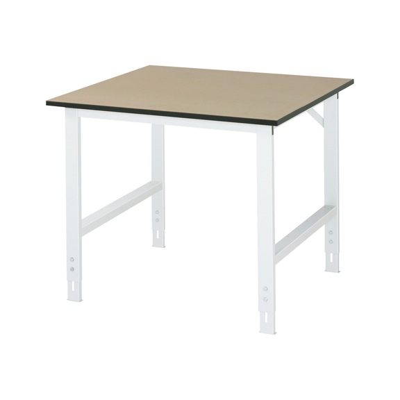 RAU worktable Tom height-adjustable 1000x1000x760-1080 mm MDF worktop - Work table (technical)